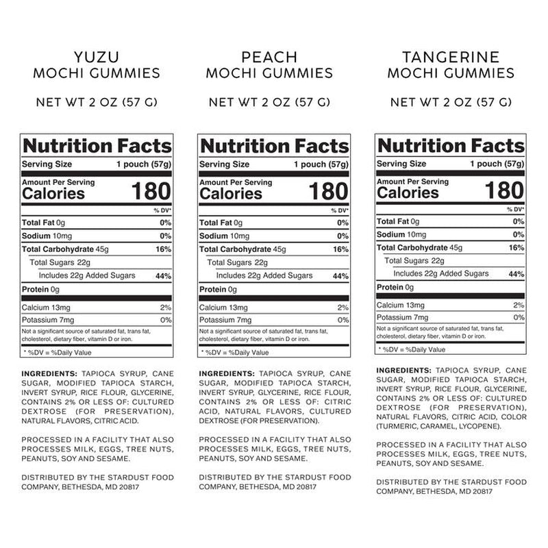 Indulge in ISSEI Mochi Gummies - Chewy, Award-Winning Candy | Gelatin-Free, Non-GMO, Gluten-Free | 6-Pack Rainbow Variety | Delicious Snack for All Ages