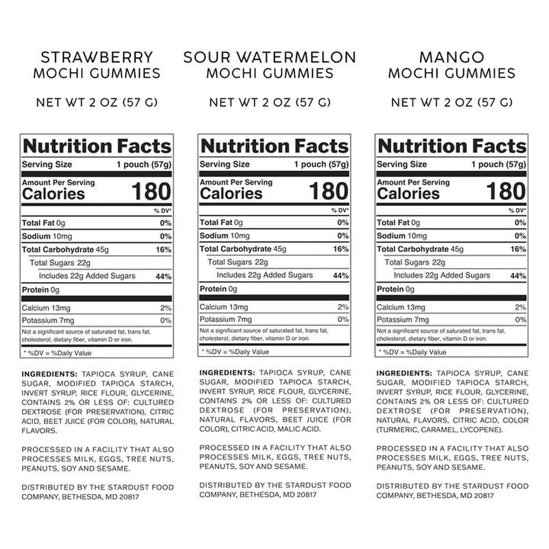 Indulge in ISSEI Mochi Gummies - Chewy, Award-Winning Candy | Gelatin-Free, Non-GMO, Gluten-Free | 6-Pack Rainbow Variety | Delicious Snack for All Ages